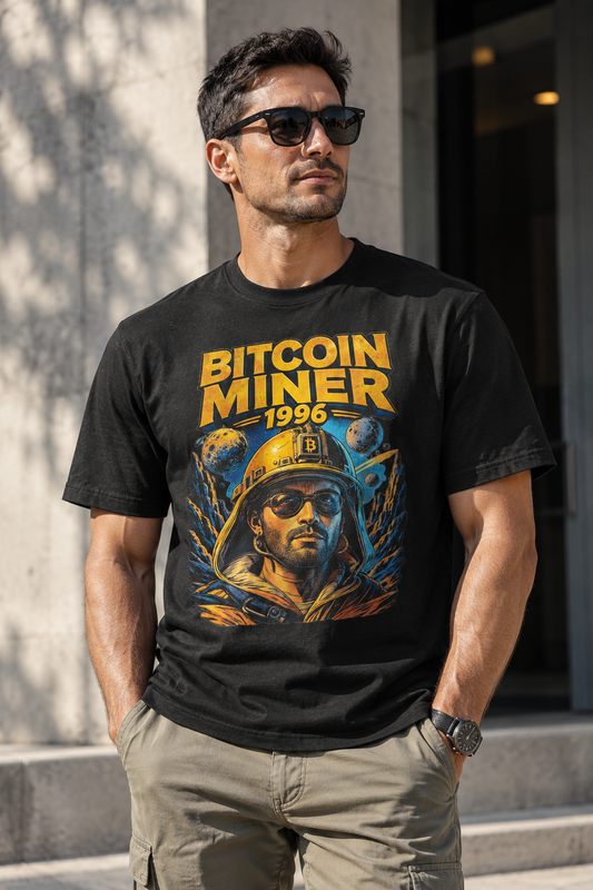 Bitcoin Miner 1996 T-Shirt | Crypto Retro Miner Graphic Tee