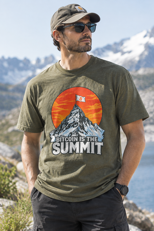 Bitcoin Is the Summit Mountain Graphic T-Shirt